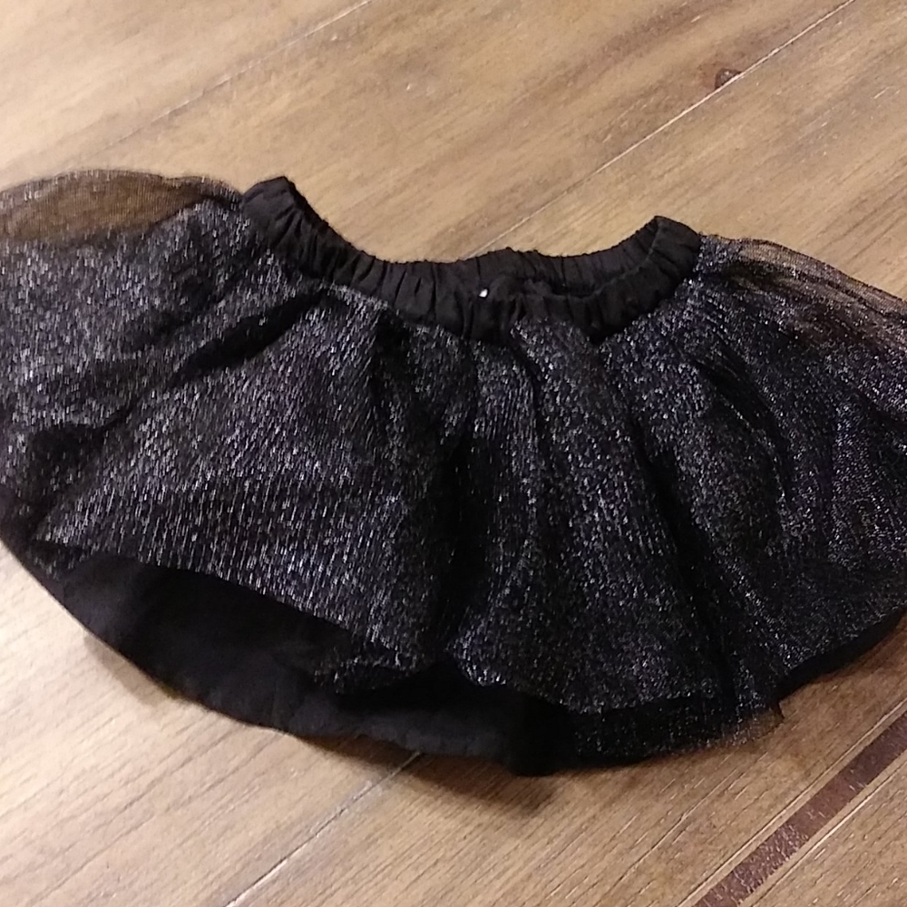 Black tulle skirt